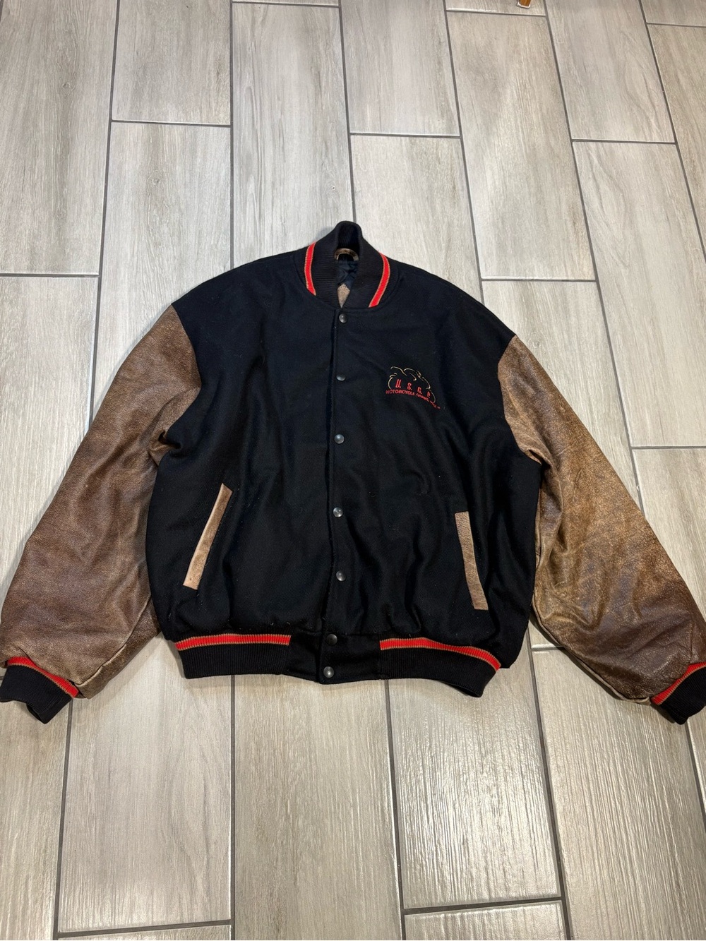USGP  motorcycle grand prix jacket 1990s size Large MADE IN USA